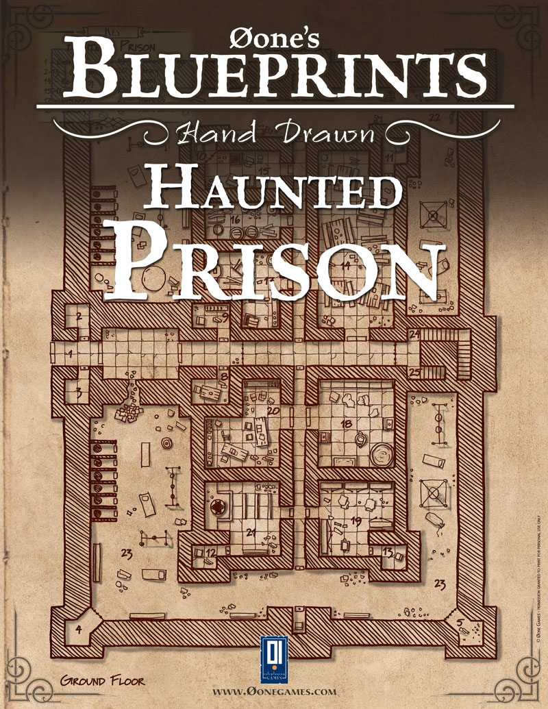 Øone's Blueprints - Hand Drawn – Haunted Prison
