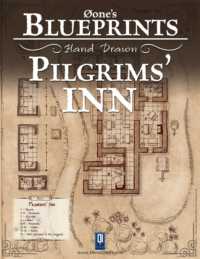 Øone's Blueprints - Hand Drawn: Pilgrims' Inn