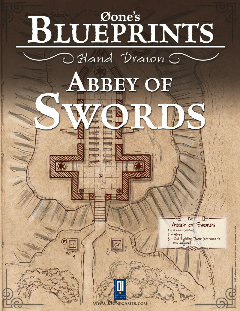 Øone's Blueprints - Hand Drawn: Abbey of Sword