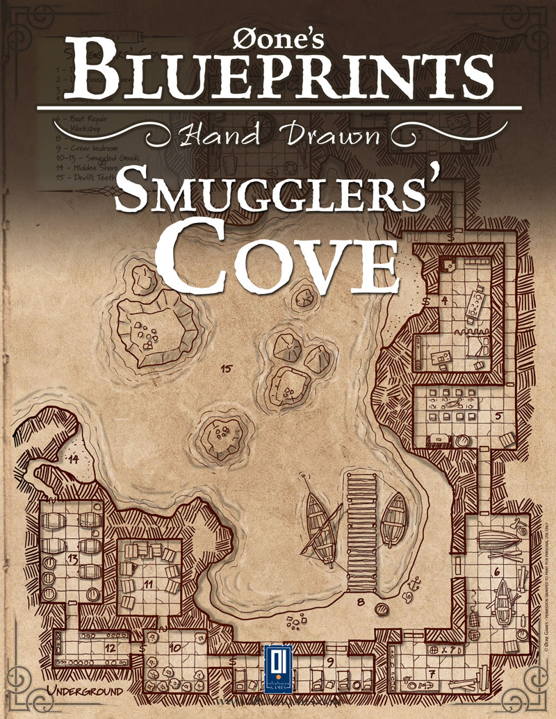 Øone\'s Blueprints - Hand Drawn – Smugglers’ Cove