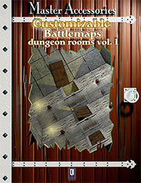 Customizable Battlemaps: Dungeon Rooms Vol. I
