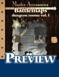 Battlemaps: Dungeon Rooms Vol.I, The Crypt