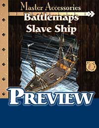 Battlemaps: Slave Ship, Captain\'s Cabin