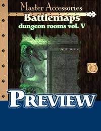 Battlemaps: Dungeon Rooms Vol.V, Flooded Room