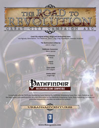 Road to Revolution: The Skullcrackers (PFRPG conversion)