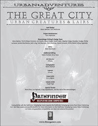 The Great City: Urban Creatures & Lairs Preview: The Harvestman