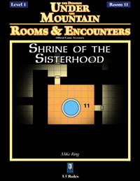 Rooms & Encounters: Shrine of the Sisterhood