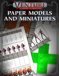 Venture© - Of Heroes and Monsters Paper Models